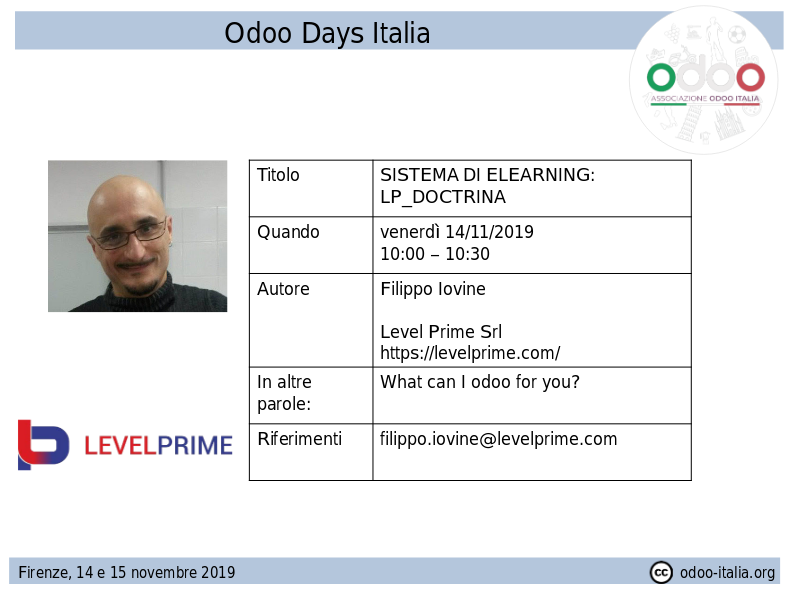 Ssistema di elearning: lp_doctrina - Filippo Iovine
