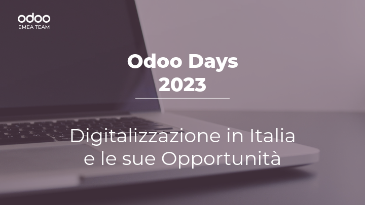 #odoodaysit - 11) Marco Villari - Alessia Frasson - Digitalizzazione in Italia e le sue opportunità