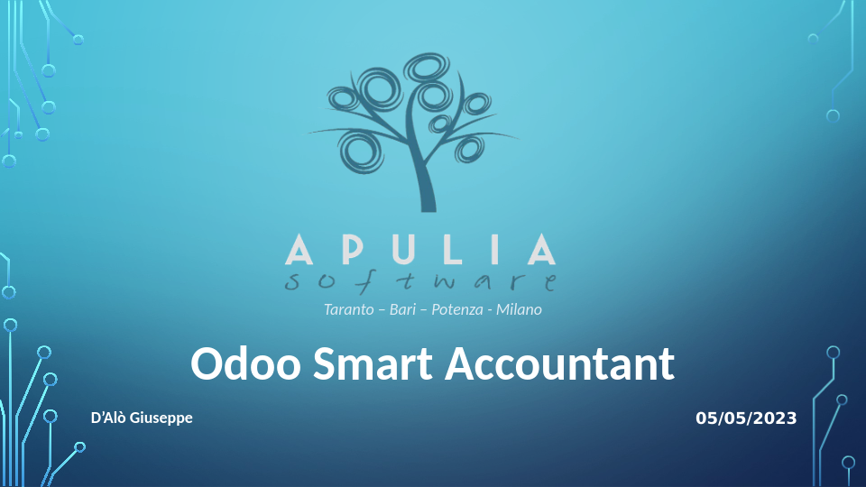 #odoodaysit - 15) Giuseppe D'Alò - OSA - Odoo Smart Accountant