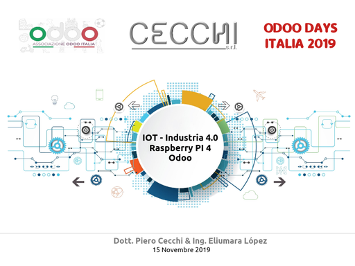 IOT - Industria 4.0 Raspberry PI 4 Odoo - Eliumara Lopez