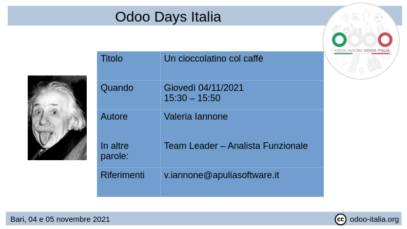 #odoodaysit - 7) Valeria Iannone ci parla della metodologia di implementazione di Apulia Software