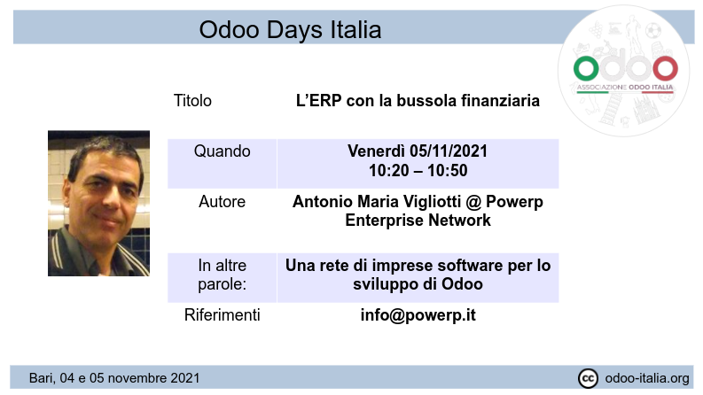 #odoodaysit - 12) Antonio Maria Vigliotti - XPLAIN -odoodays_2021